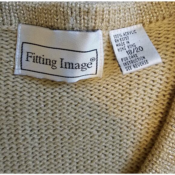 BohoChic Embroidered Sweater Vtg Cottagecore Holiday Fall Fashion Women’s 18/20 - Picture 5 of 9